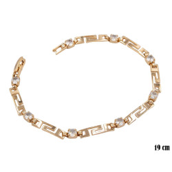 Bransoletka Xuping pozłacana 18k - MF38093